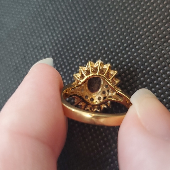 Vintage rhinestone ring - Picture 4 of 5